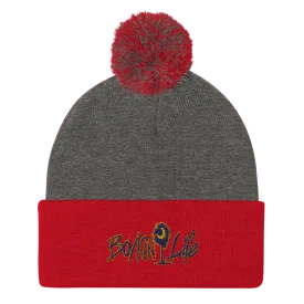 Pom-Pom Boykin Beanie