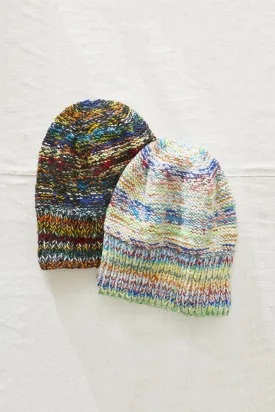 Pranit Unisex Reversible Beanie Hat Repurposed Wool