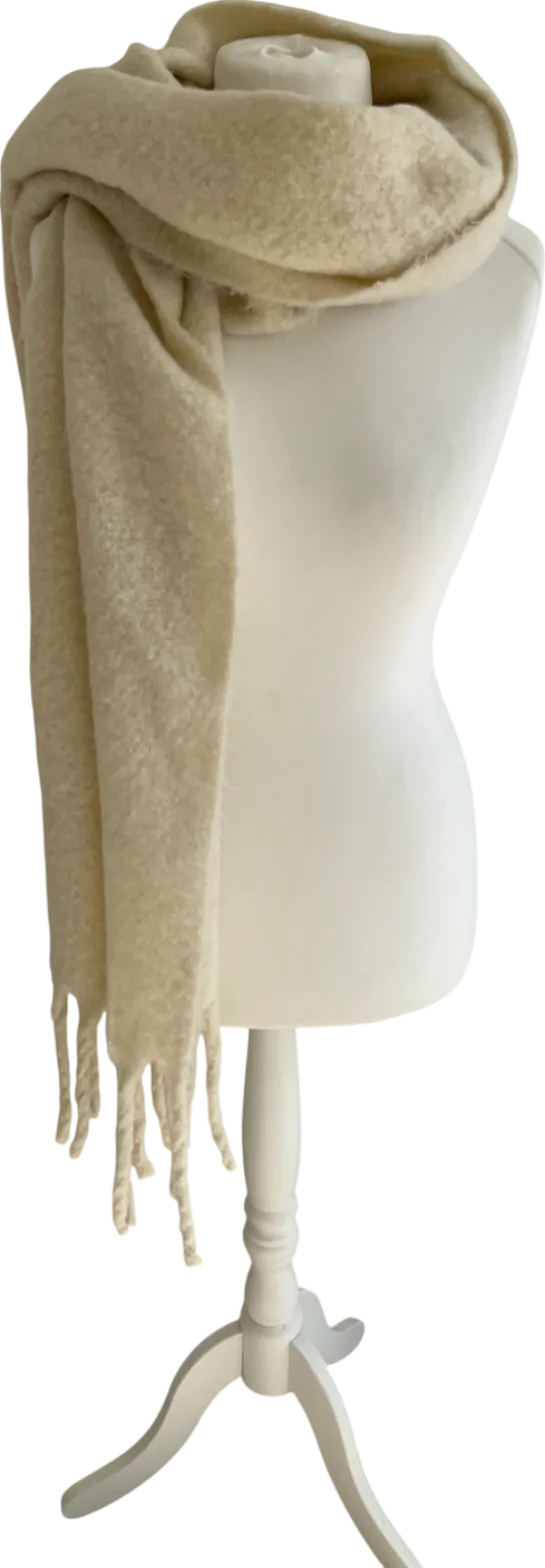 Primark Cream Chunky Scarf One Size