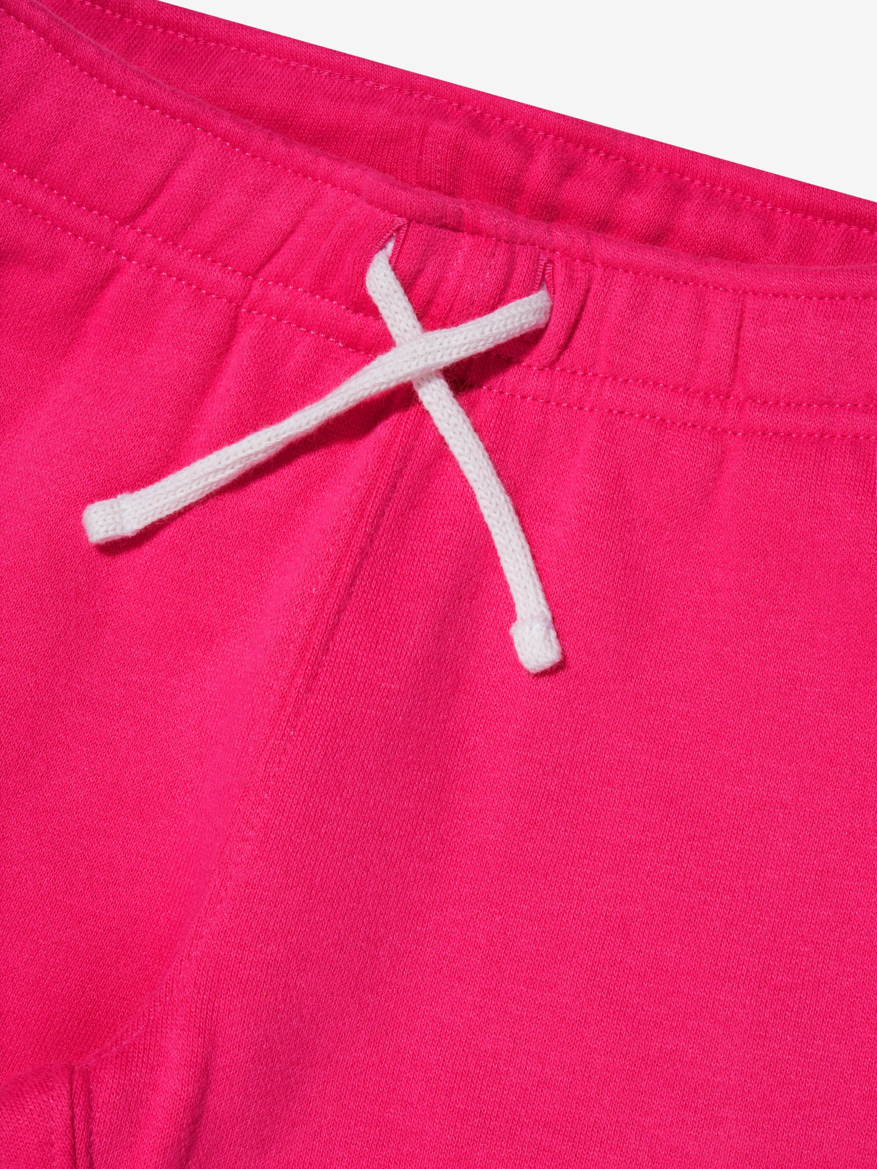 Ralph Lauren Girls Logo Joggers in Pink