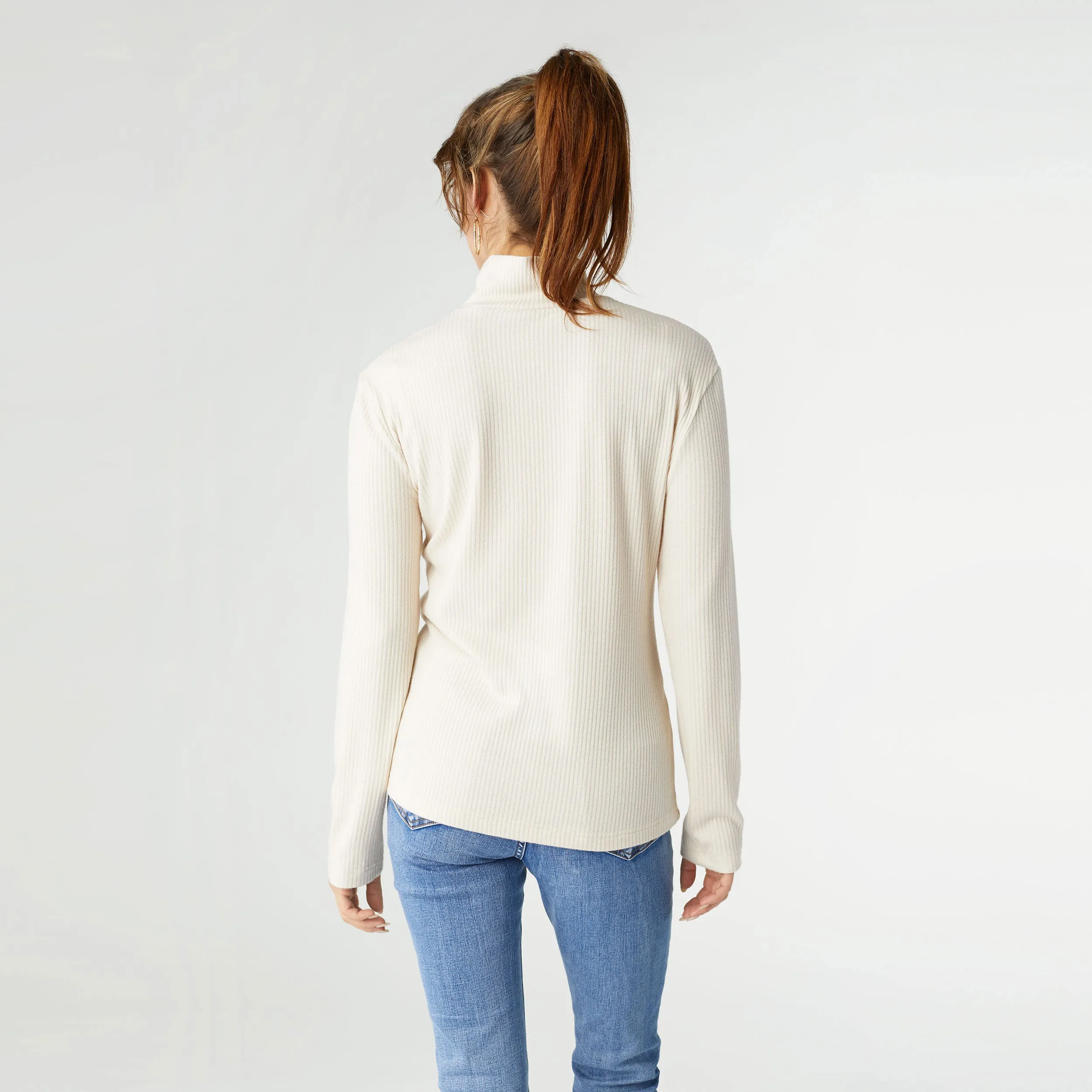 Reign Long Sleeve Turtleneck - Beige