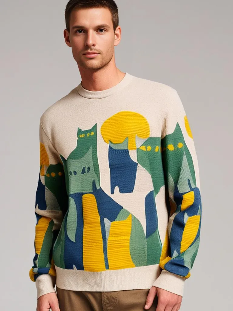 Srenza | Artistic Knit Sweater