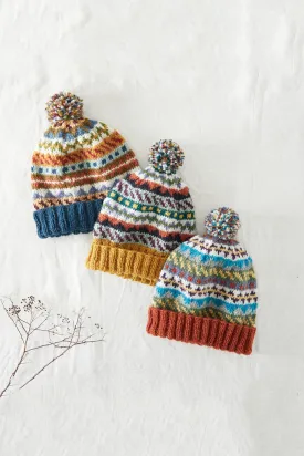Tavar Eco Knit Nordic Unisex Bobble Hat Waste Wool