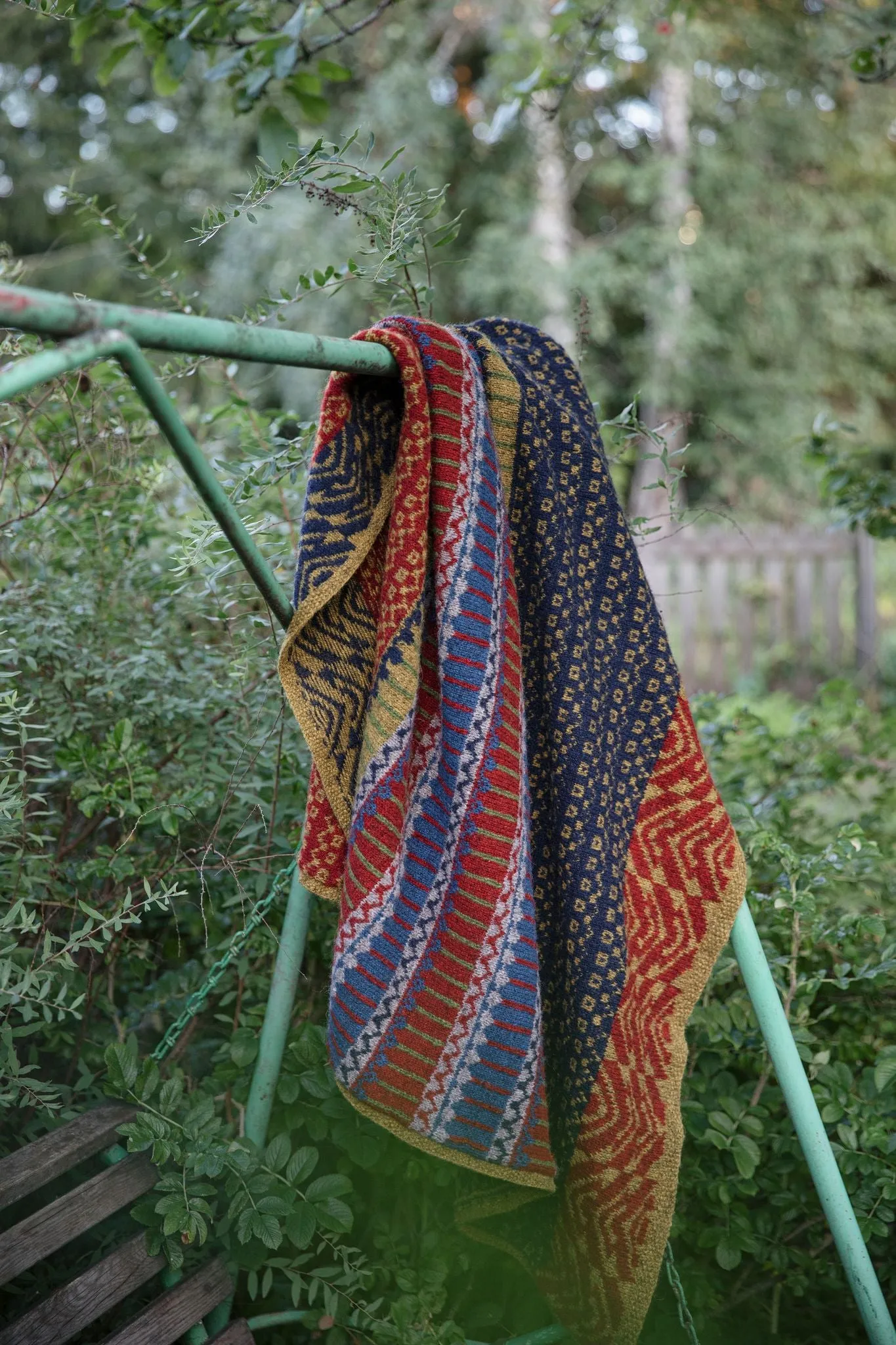 The Knitted Fabric: Colourwork Projects For You And Your Home by Dee Hardwicke