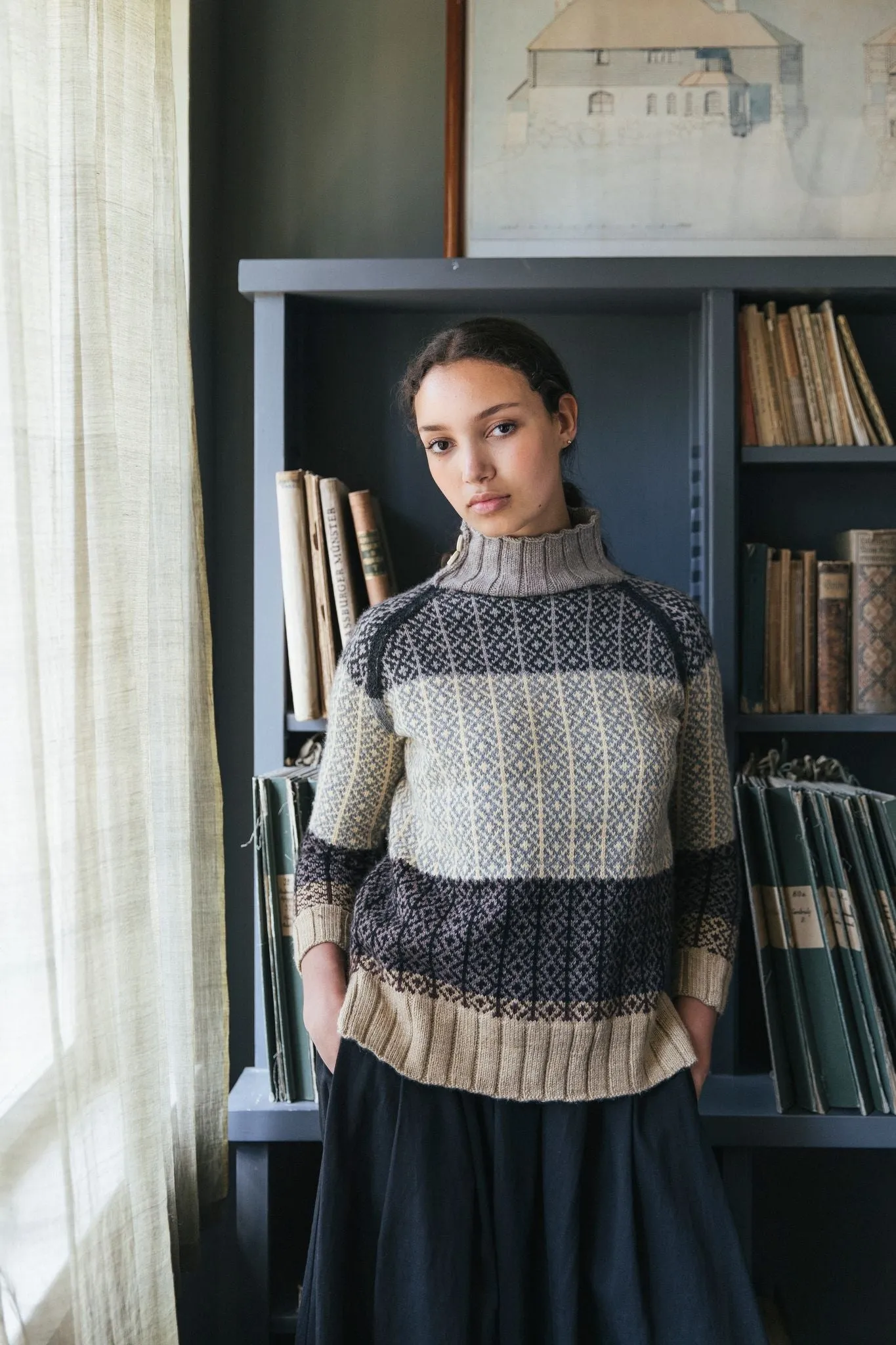 The Knitted Fabric: Colourwork Projects For You And Your Home by Dee Hardwicke