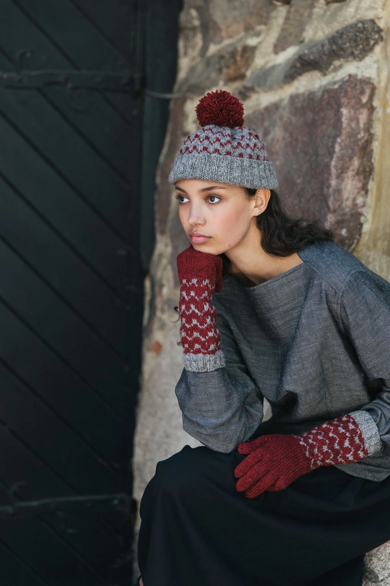 The Knitted Fabric: Colourwork Projects For You And Your Home by Dee Hardwicke
