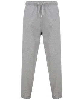 Unisex sustainable fashion cuffed joggers | Heather Grey