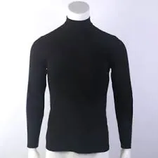 Unisex Turtleneck Long Sleeve Sweatshirt.