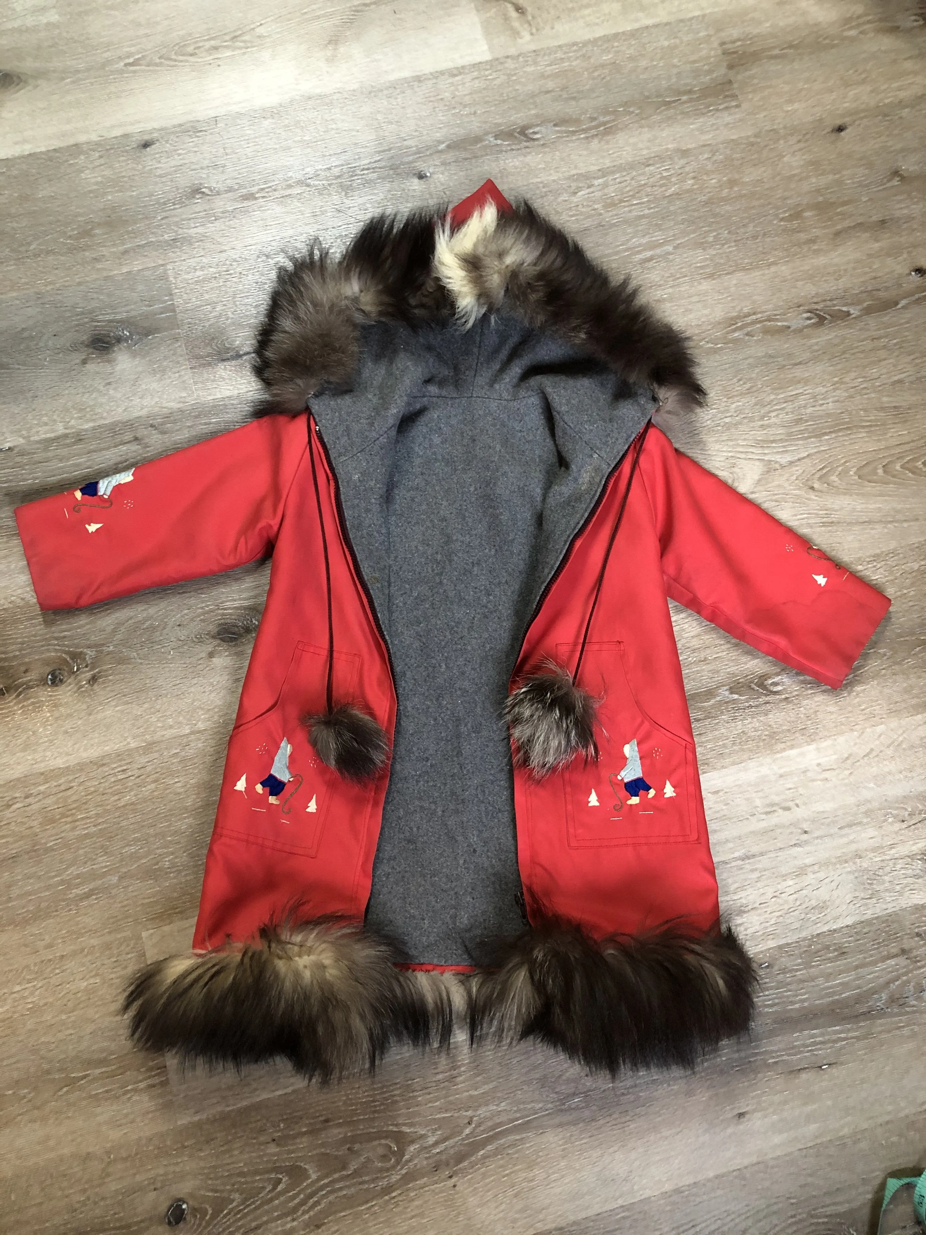 Vintage Children’s Red Northern Parka, Made in Canada SOLD