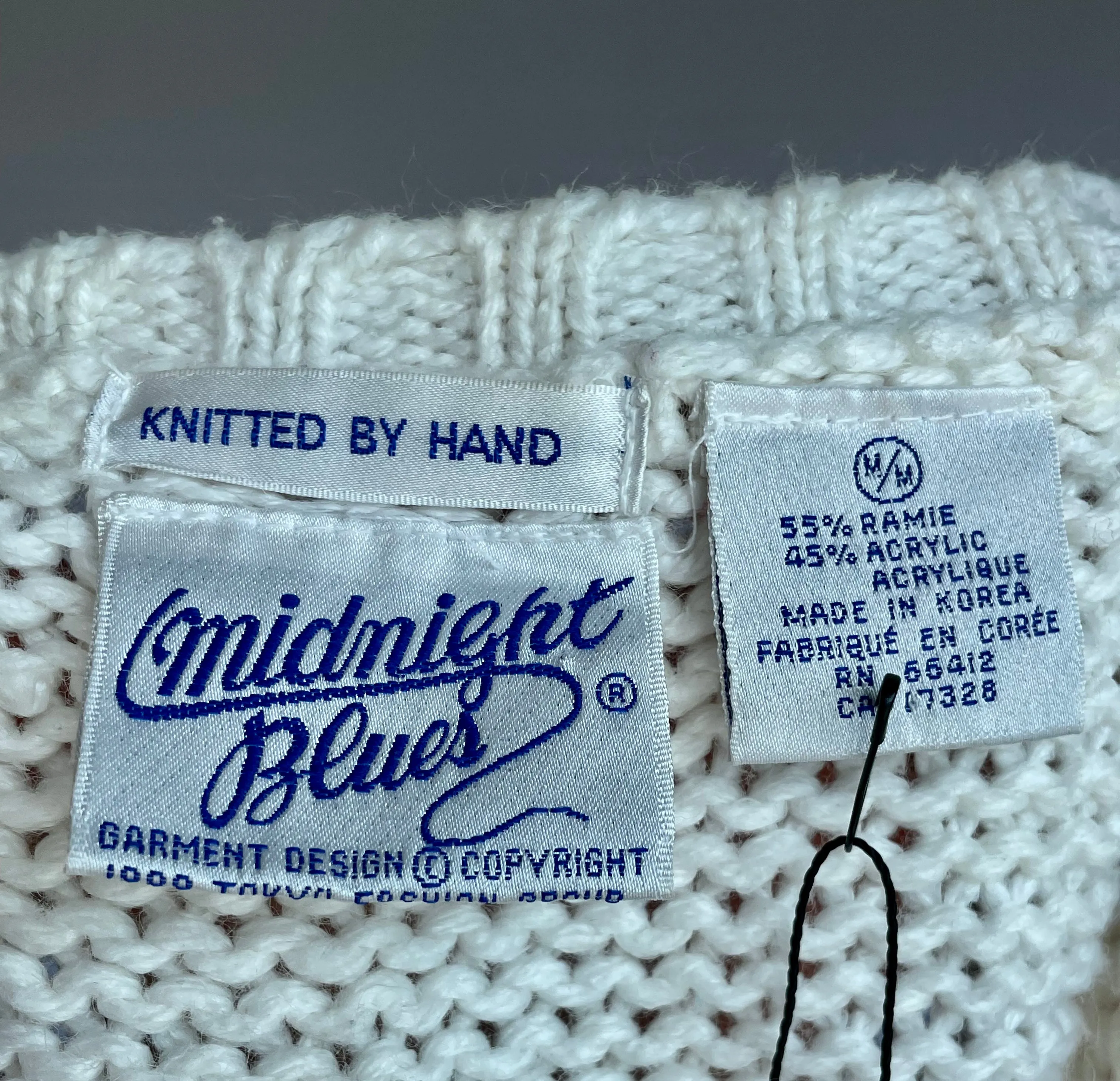 Vintage Hand-Knitted Sweater Vest