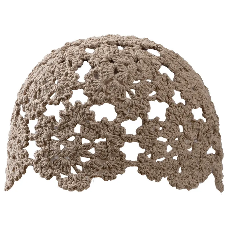 Warm Winter Knit Beanie Hats Thin Hollow Handmade Women for Hat Knitting Woven Summer Toe Cap Unisex