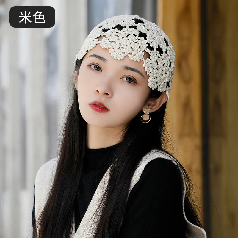 Warm Winter Knit Beanie Hats Thin Hollow Handmade Women for Hat Knitting Woven Summer Toe Cap Unisex