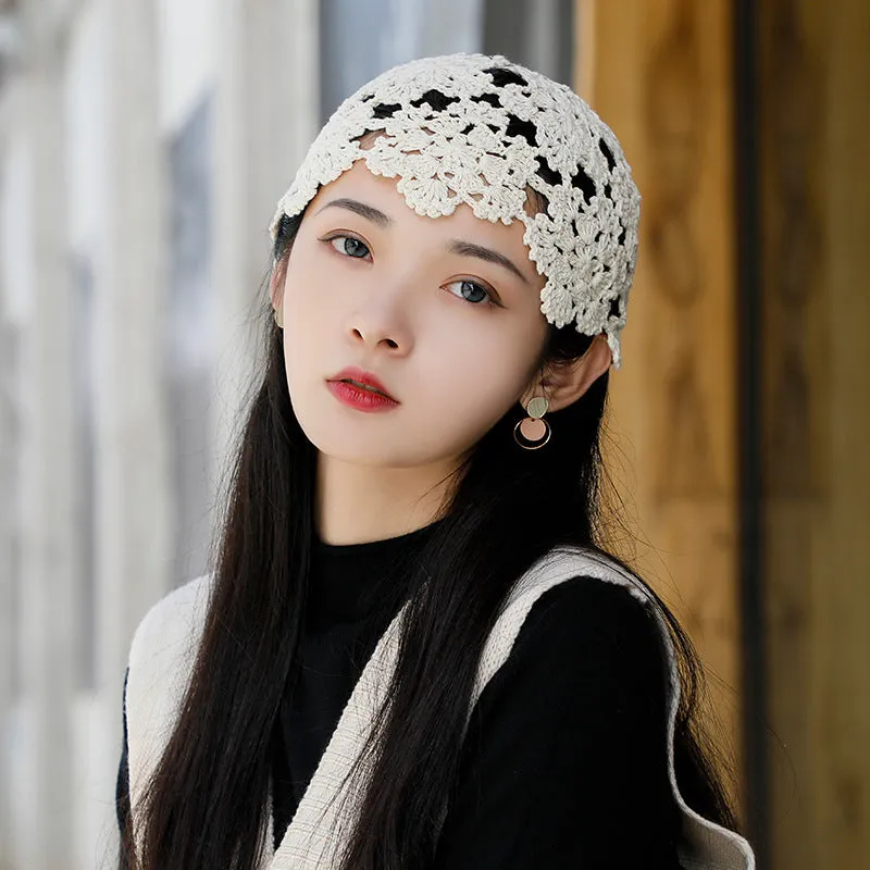 Warm Winter Knit Beanie Hats Thin Hollow Handmade Women for Hat Knitting Woven Summer Toe Cap Unisex