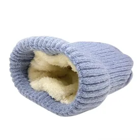 Warm Winter Knit Beanie Hats Women's Wool Trendy Korean Men's Cool Velvet Thickened Unisex