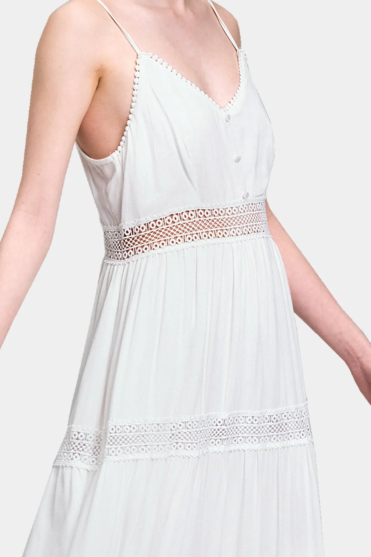 White Cotton Maxi Dresses