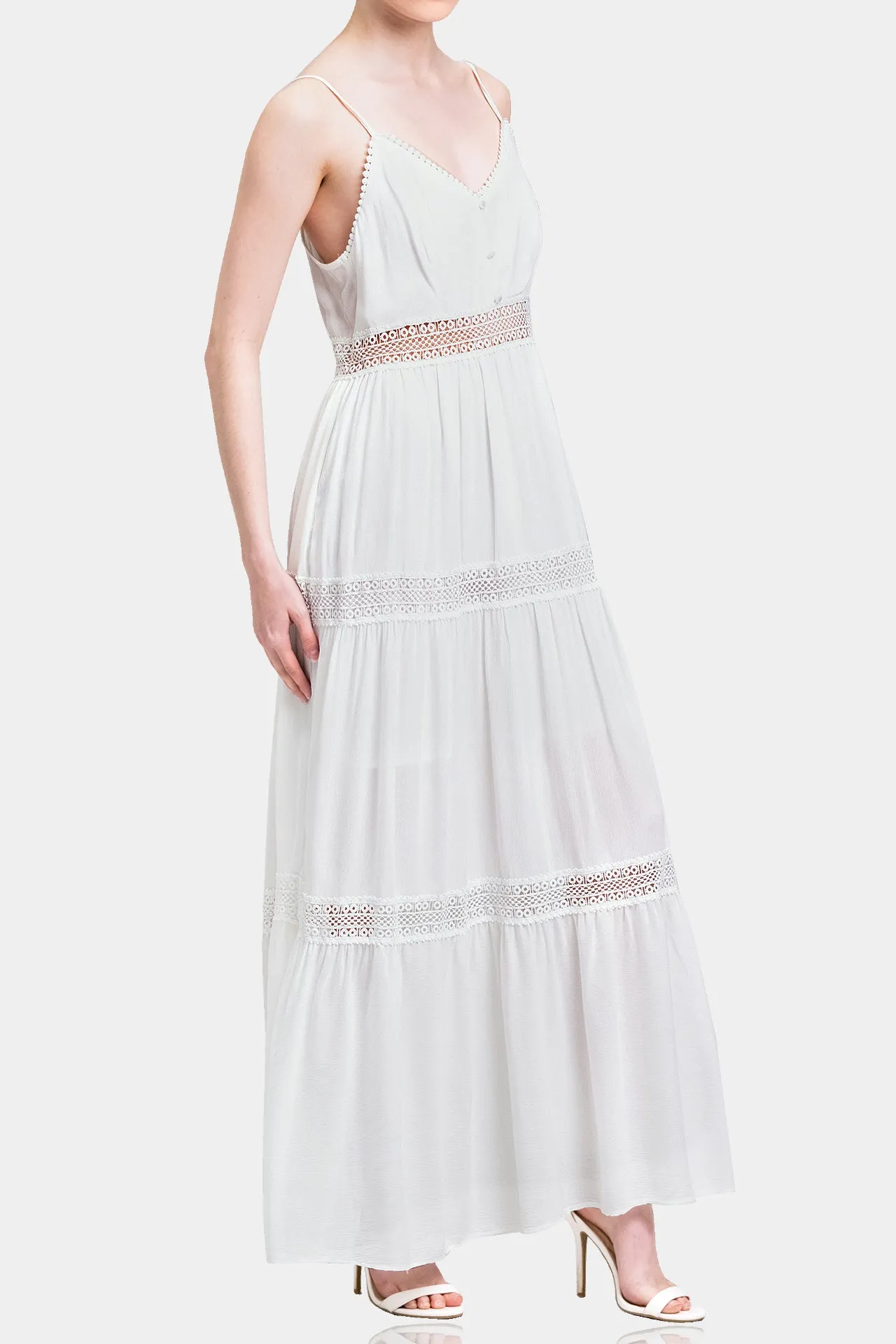 White Cotton Maxi Dresses