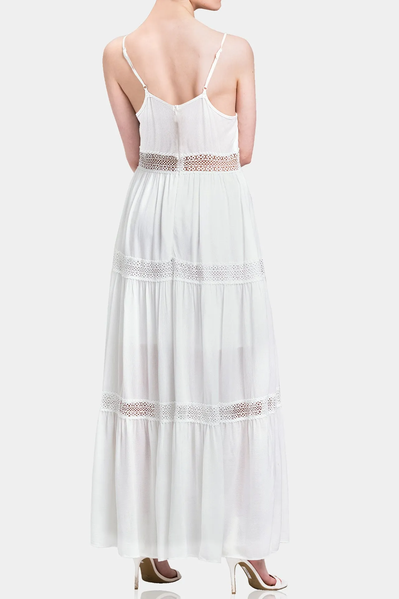 White Cotton Maxi Dresses