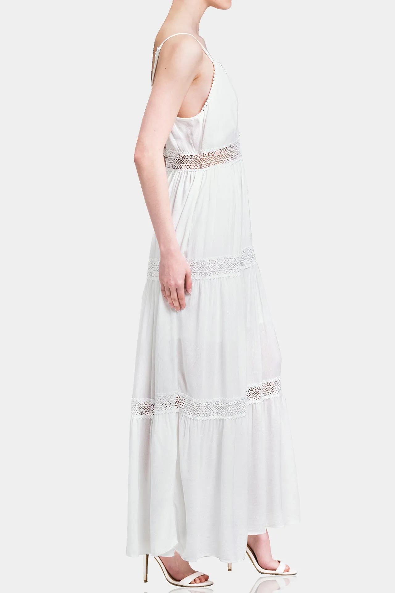 White Cotton Maxi Dresses