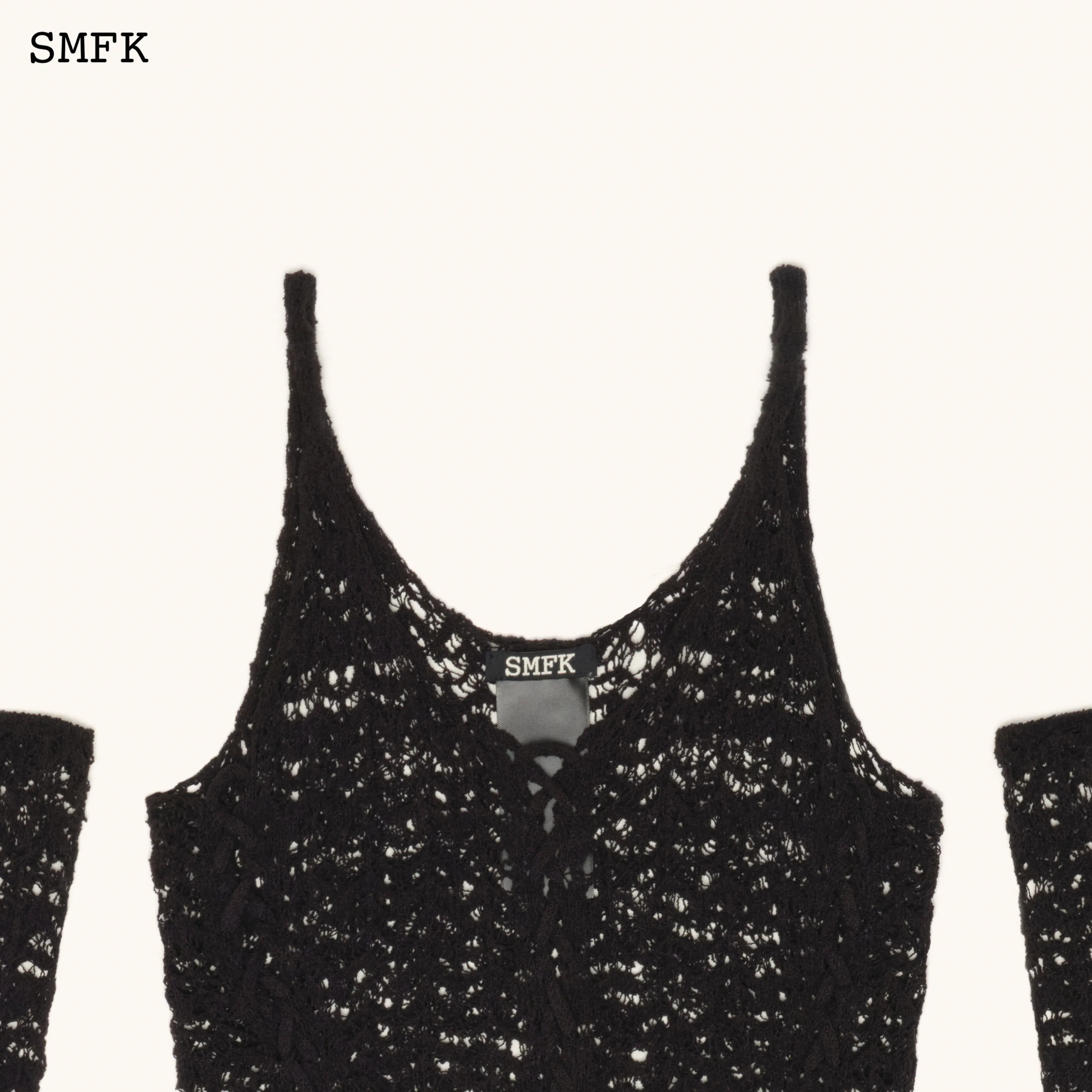 WildWorld Black Jellyfish Weaved Top Set