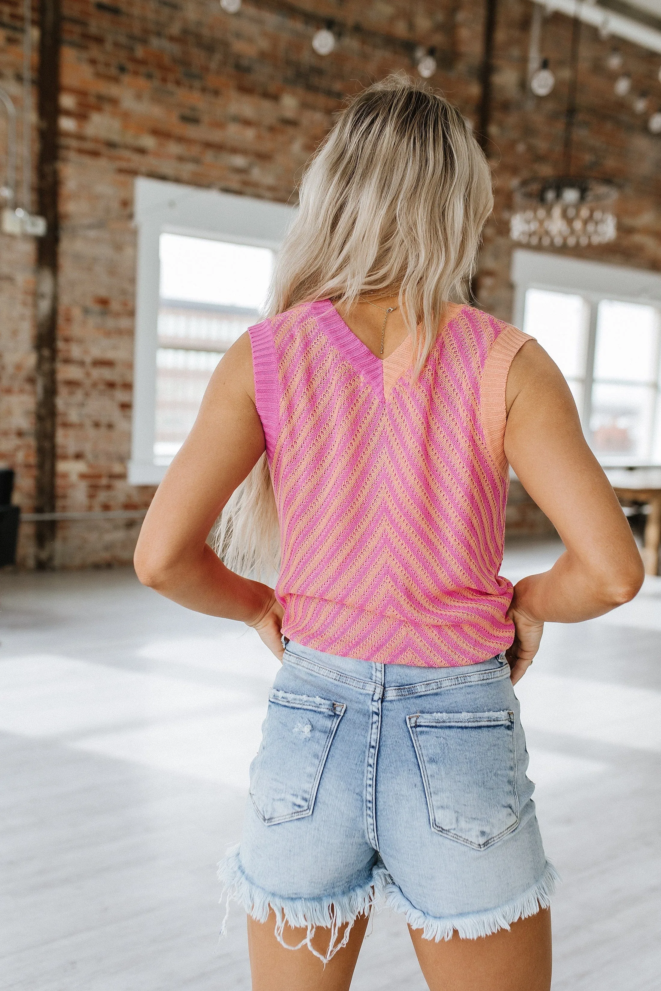 Wilma V-Neck Knitted Vest