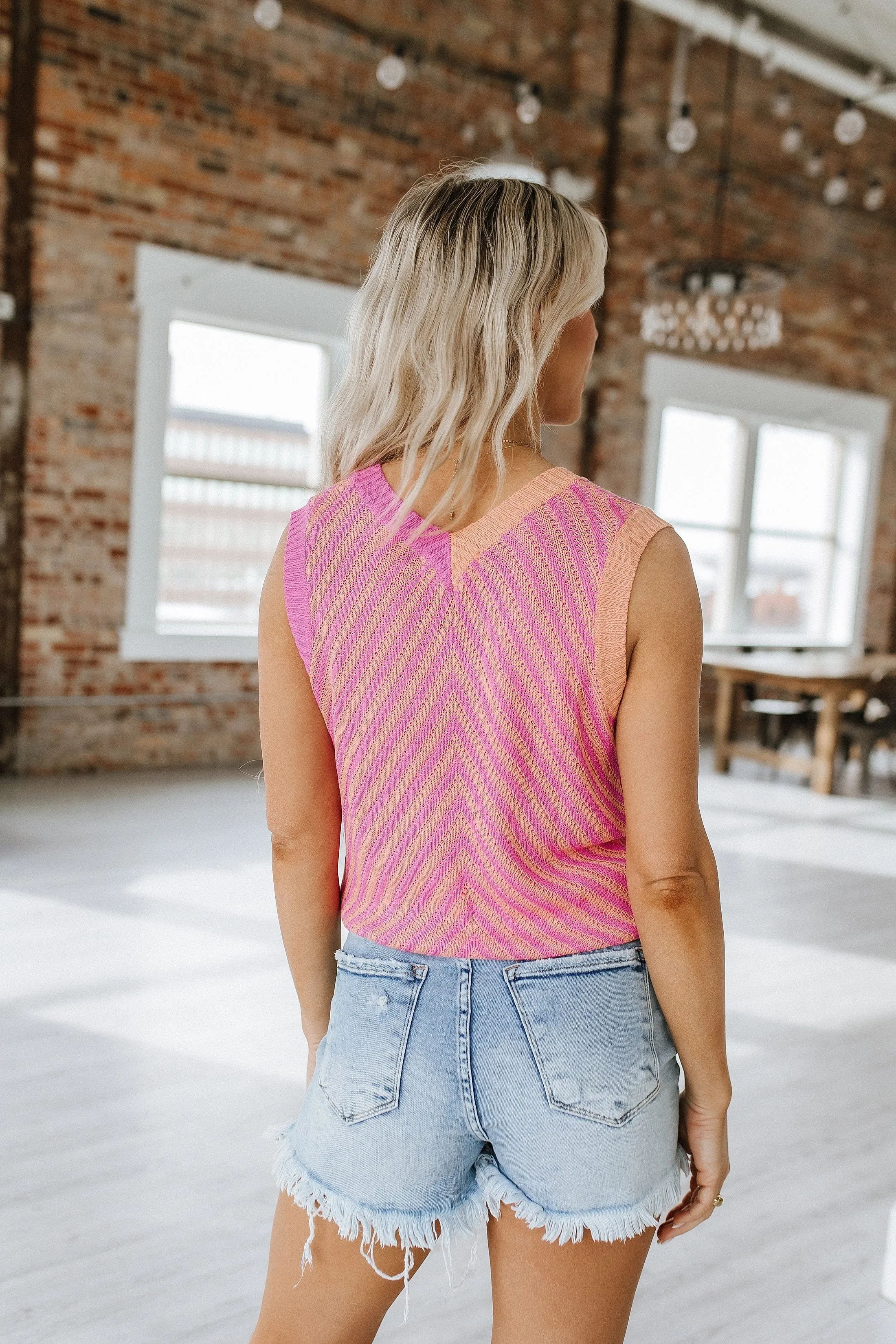 Wilma V-Neck Knitted Vest